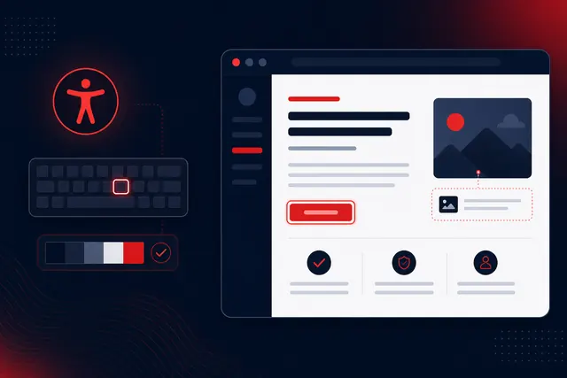 Dostępność strony internetowej według WCAG: kontrast, klawiatura i czytelna struktura treści